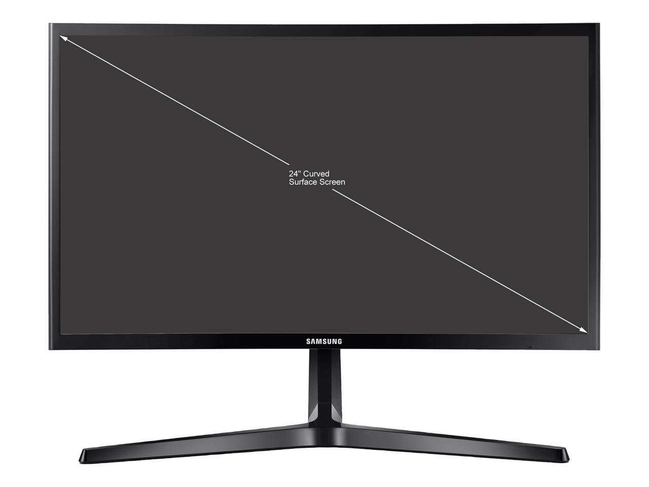 SAMSUNG CRG5 Series LC24RG50FZNXZA 24" Full HD 1920 x 1080 144 Hz HDMI, DisplayPort FreeSync (AMD Adaptive Sync) Curved Gaming Monitor