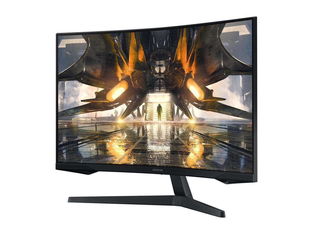 SAMSUNG 32" 165 Hz (Max) VA WQHD Gaming Monitor FreeSync Premium (AMD Adaptive Sync) 2560 x 1440 (2K) HDMI, DisplayPort, Audio Odyssey G55A LS32AG552ENXZA