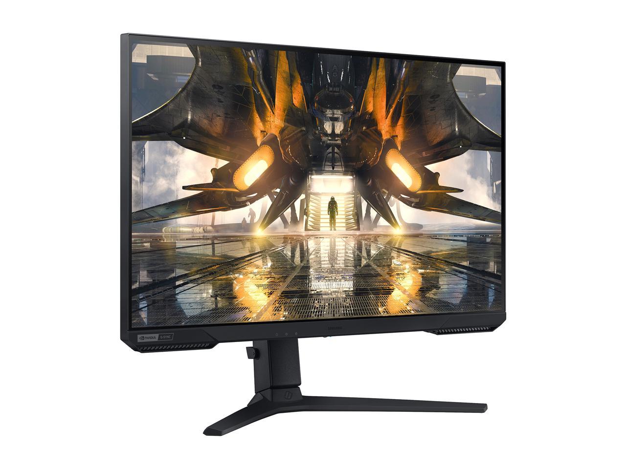SAMSUNG 32" 165 Hz (Max) IPS WQHD IPS Gaming Monitor FreeSync Premium & G-Sync Compatible 2560 x 1440 (2K) sRGB 99% HDMI, DisplayPort, Audio Odyssey G52A LS32AG520PNXZA
