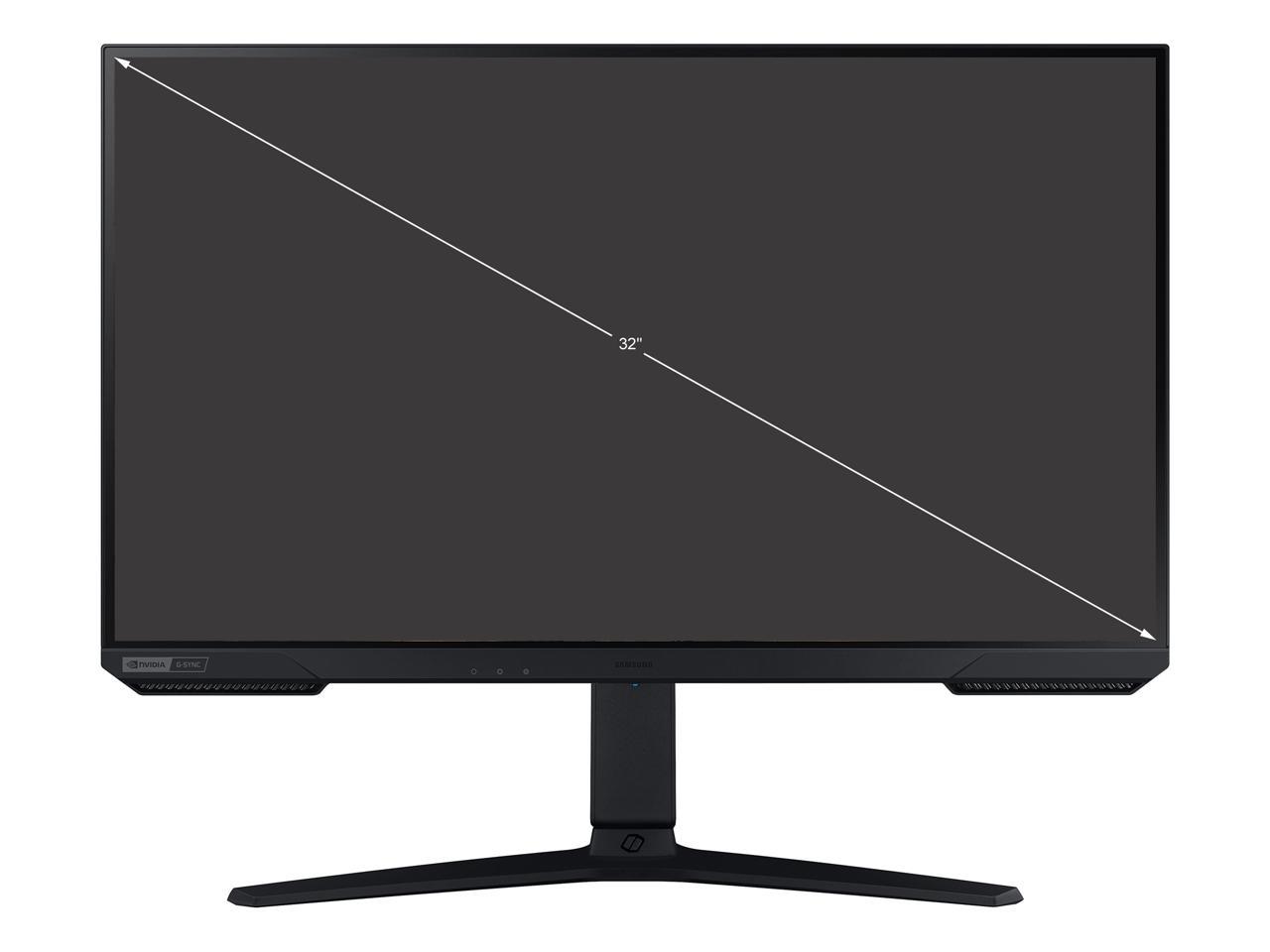 SAMSUNG 32" 165 Hz (Max) IPS WQHD IPS Gaming Monitor FreeSync Premium & G-Sync Compatible 2560 x 1440 (2K) sRGB 99% HDMI, DisplayPort, Audio Odyssey G52A LS32AG520PNXZA