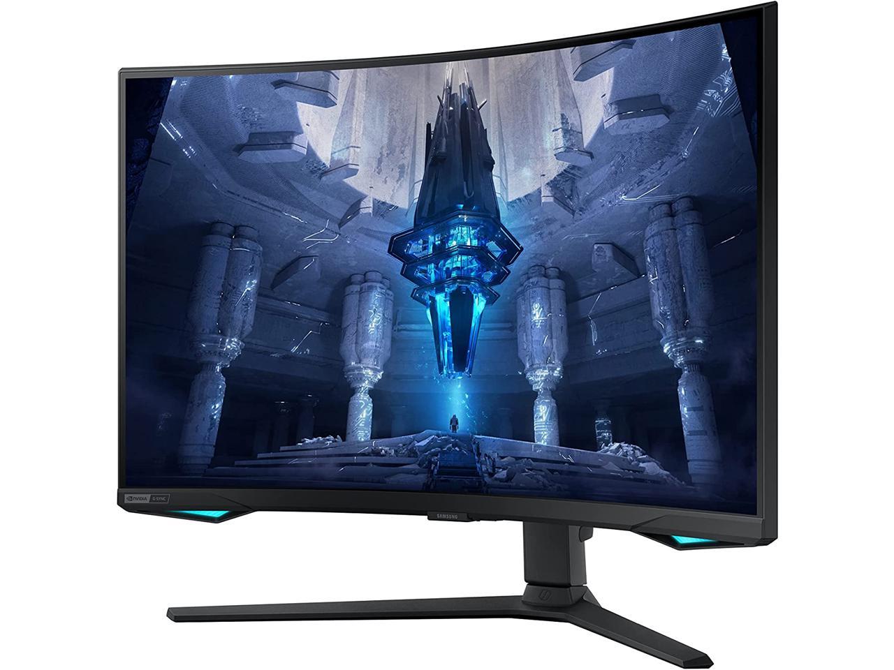 SAMSUNG 32" 165 Hz VA UHD Gaming Monitor FreeSync Premium Pro (AMD Adaptive Sync) 3840 x 2160 (4K) DCI-P3 95% HDMI, DisplayPort, USB, Audio Odyssey Neo G7 LS32BG752NNXGO