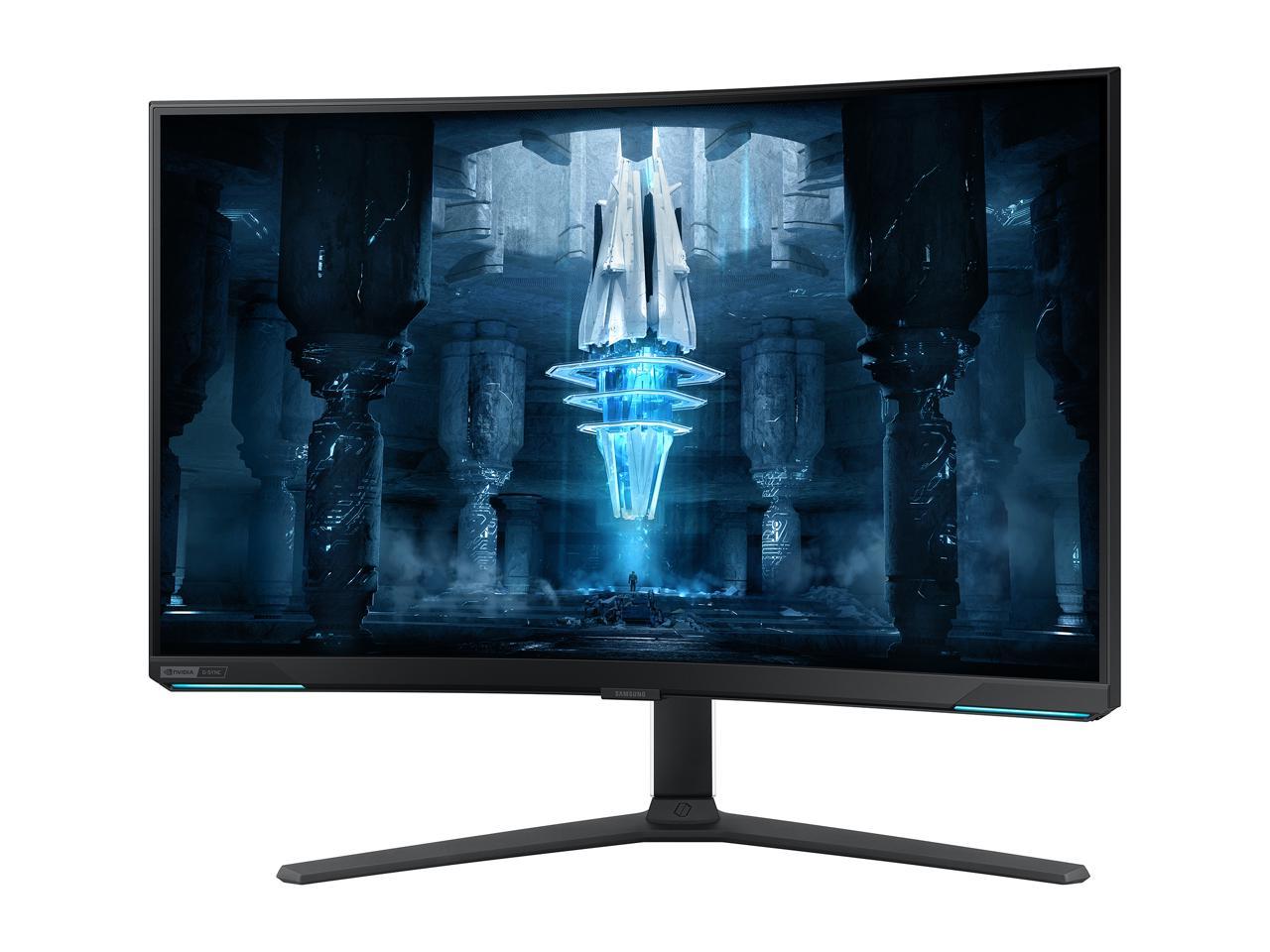 SAMSUNG 32" Max 240 Hz VA UHD Gaming Monitor FreeSync Premium Pro (AMD Adaptive Sync) 3840 x 2160 (4K) DCI-P3 95% HDMI, DisplayPort, USB, Audio Odyssey Neo G8 LS32BG852NNXGO