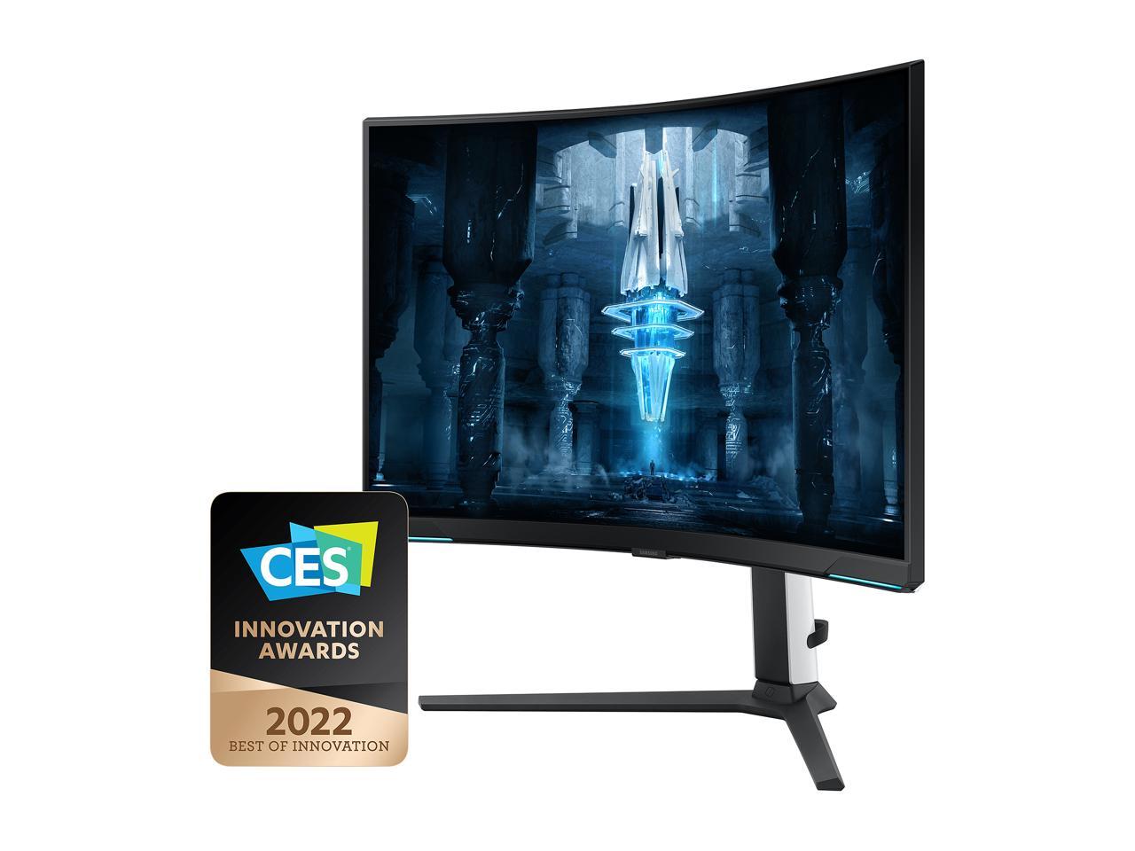 SAMSUNG 32" Max 240 Hz VA UHD Gaming Monitor FreeSync Premium Pro (AMD Adaptive Sync) 3840 x 2160 (4K) DCI-P3 95% HDMI, DisplayPort, USB, Audio Odyssey Neo G8 LS32BG852NNXGO