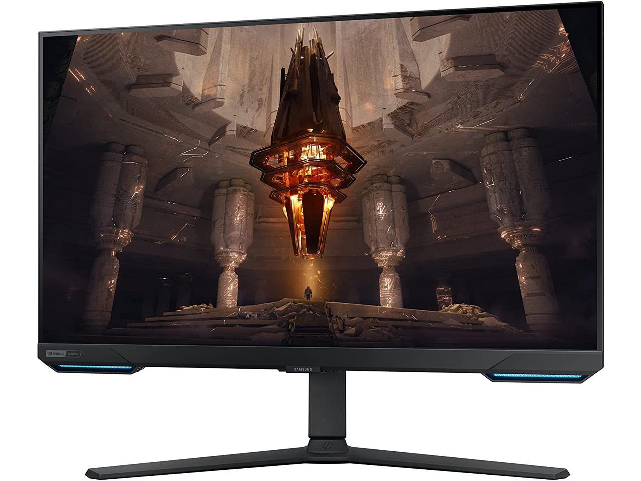 SAMSUNG Odyssey LS32BG702ENXGO 32� G70B 4K UHD IPS 144Hz 1ms with G-Sync height adjustable Gaming Monitor