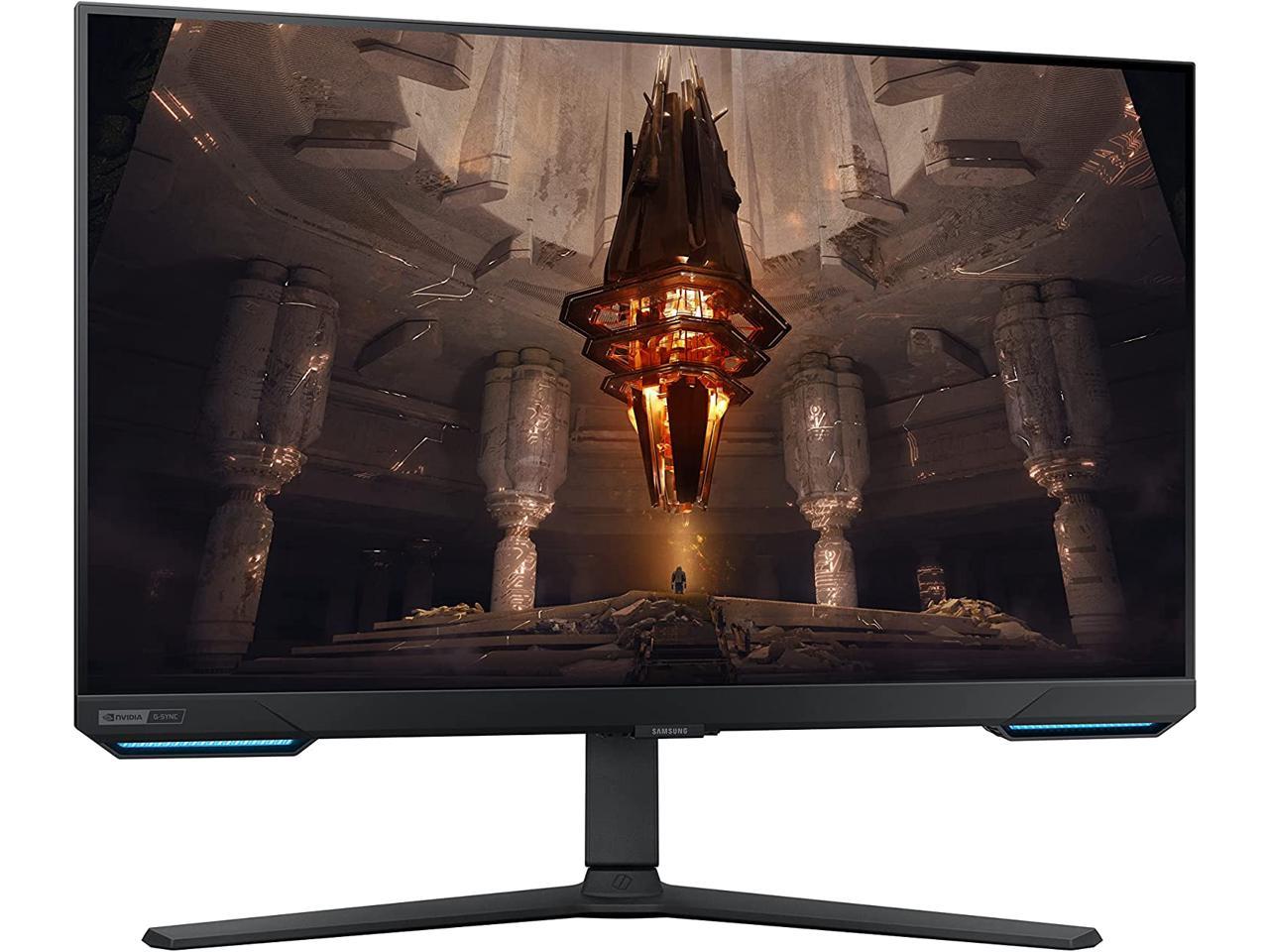 SAMSUNG Odyssey LS32BG702ENXGO 32� G70B 4K UHD IPS 144Hz 1ms with G-Sync height adjustable Gaming Monitor