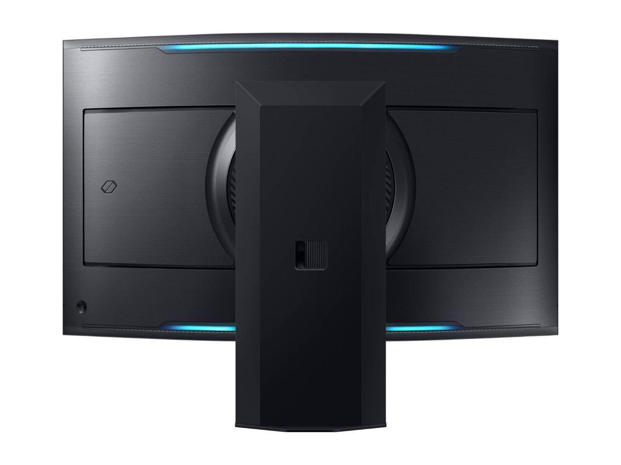 SAMSUNG Odyssey LS55BG970NNXGO 55" Ark 4K UHD 165Hz 1ms Quantum Mini-LED Curved Gaming Monitor w/Cockpit Mode, Sound Dome Technology, Multi View, HDR10