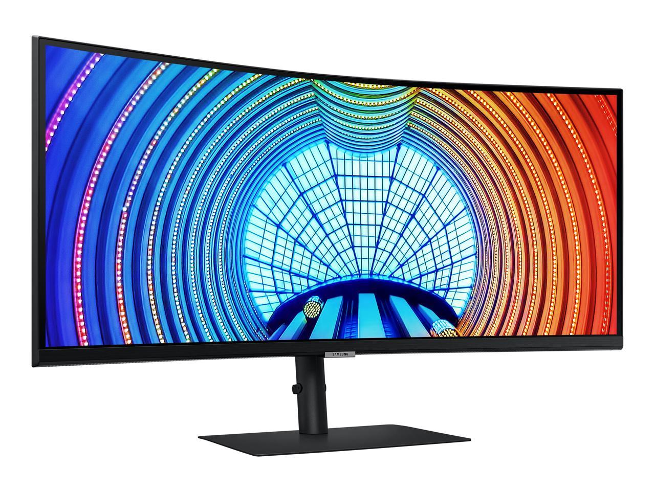 SAMSUNG LS34A650UBNXGO ViewFinity S65UA 34" Ultra-WQHD 100Hz AMD FreeSync HDR10 with USB-C Curved Monitor