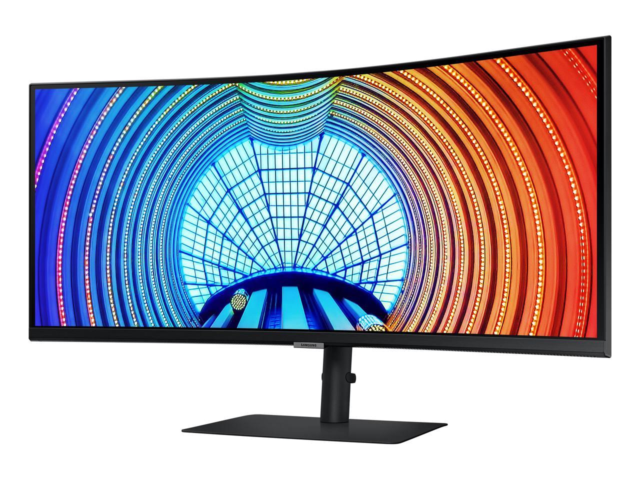 SAMSUNG LS34A650UBNXGO ViewFinity S65UA 34" Ultra-WQHD 100Hz AMD FreeSync HDR10 with USB-C Curved Monitor
