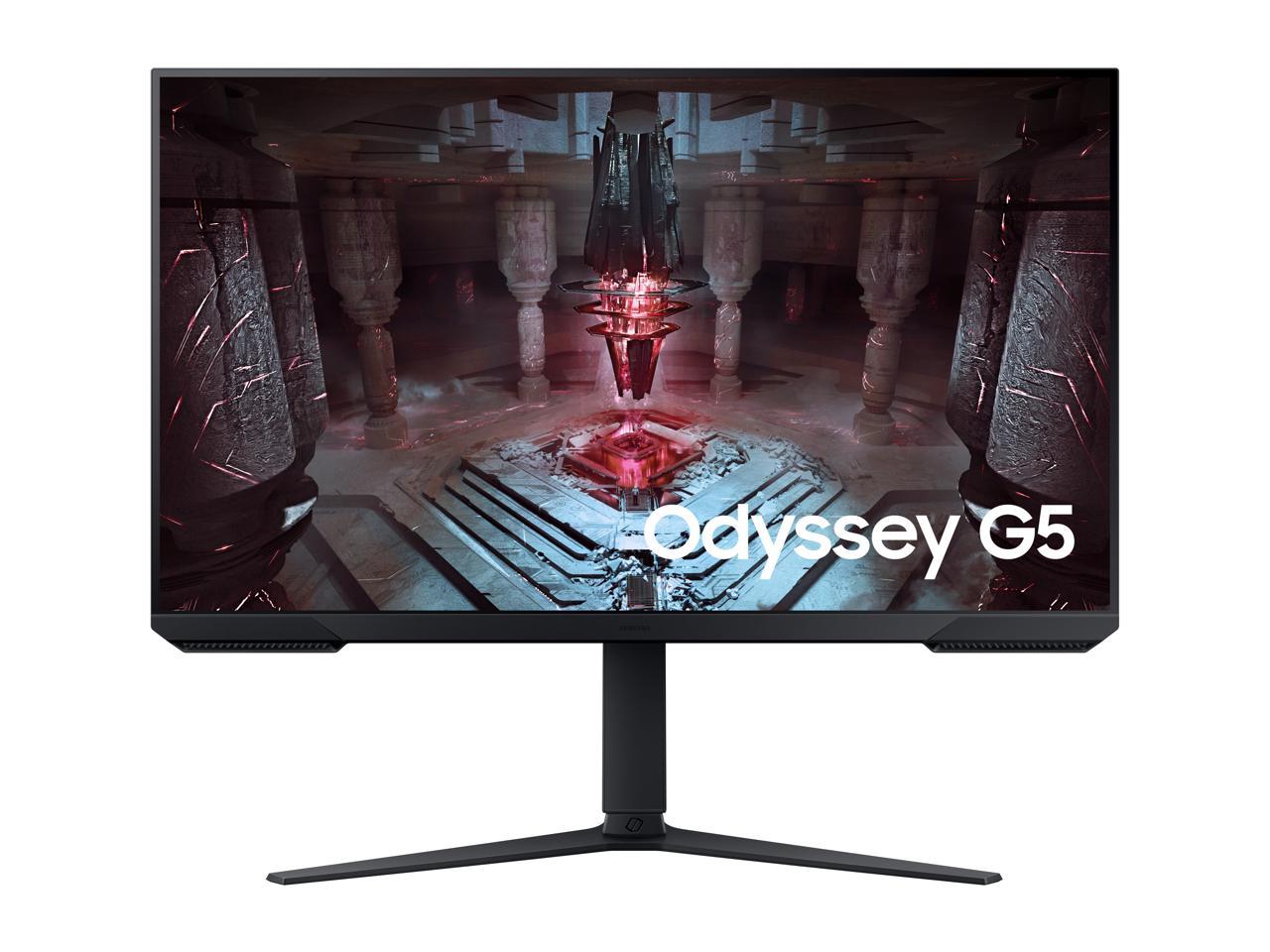 SAMSUNG Odyssey 27" QHD 165 Hz gaming monitor 1ms HDR10 FreeSync Premium 2560 x 1440 (2K) Flat Panel G51C LS27CG512ENXZA