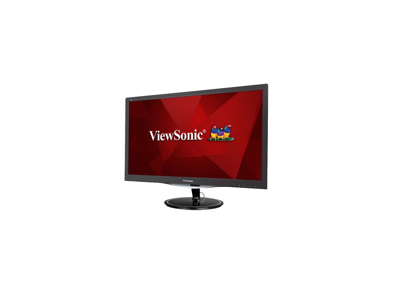 ViewSonic VX2457-MHD 24" Full HD 1920 x 1080 75Hz HDMI VGA DisplayPort AMD FreeSync Built-in Speaker Anti-Glare Backlit LED Gaming Monitor