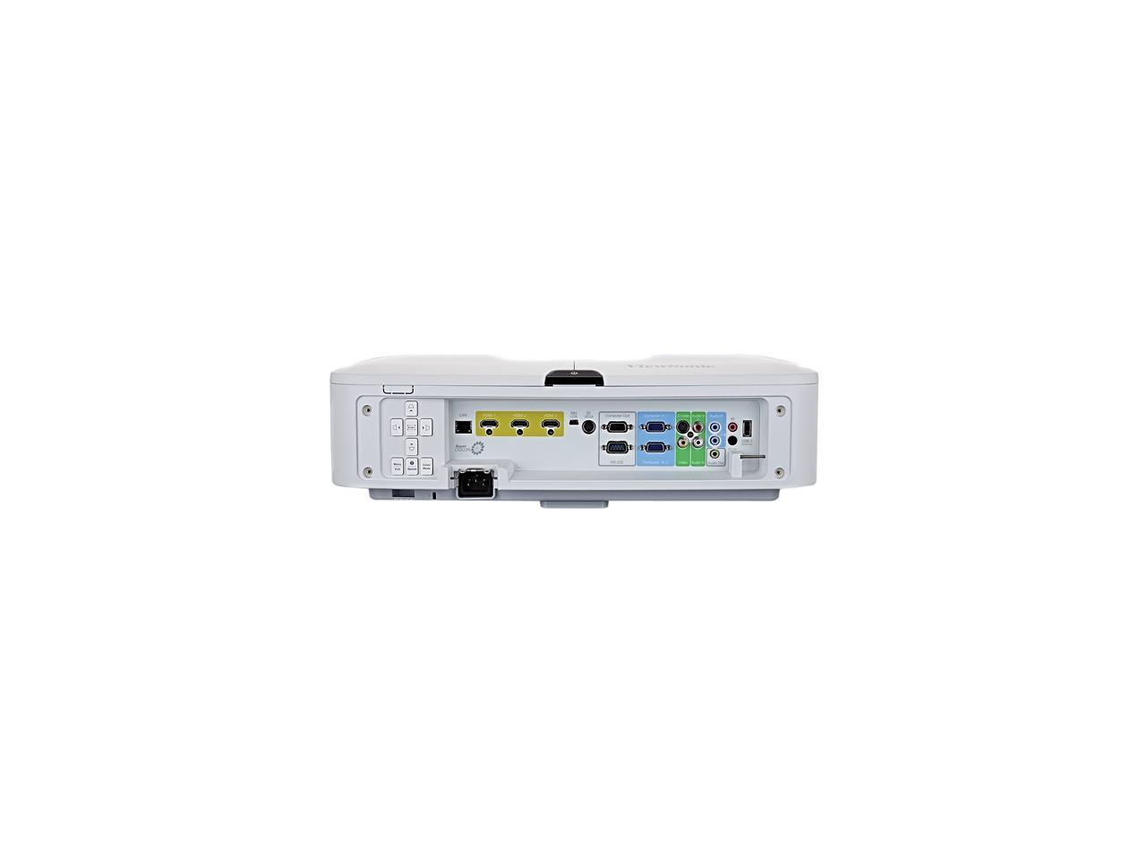 ViewSonic Pro8530HDL FHD 1080P White LightStream Professional Installation Projector, High Brightness with Vertical Lens Shift with Centered Lens, SonicExpert technology 5200 lumens 5000:1 HDMI, MHL