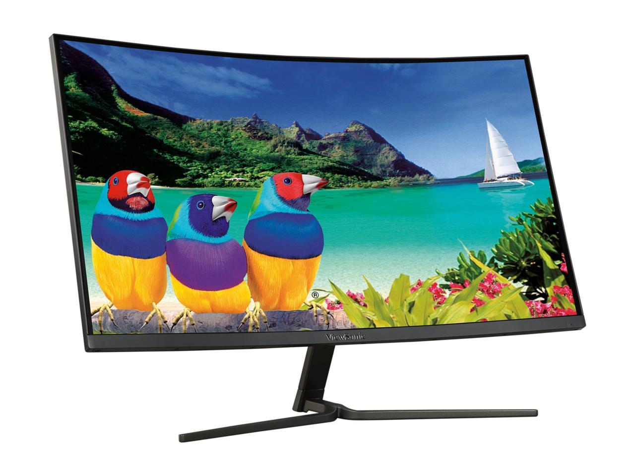 ViewSonic VX2758-C-MH 27" Full HD 1920 x 1080 144Hz VGA, 2 x HDMI AMD FreeSync Built-in Speakers 1800R Anti-Glare LED Backlit Curved Gaming Monitor