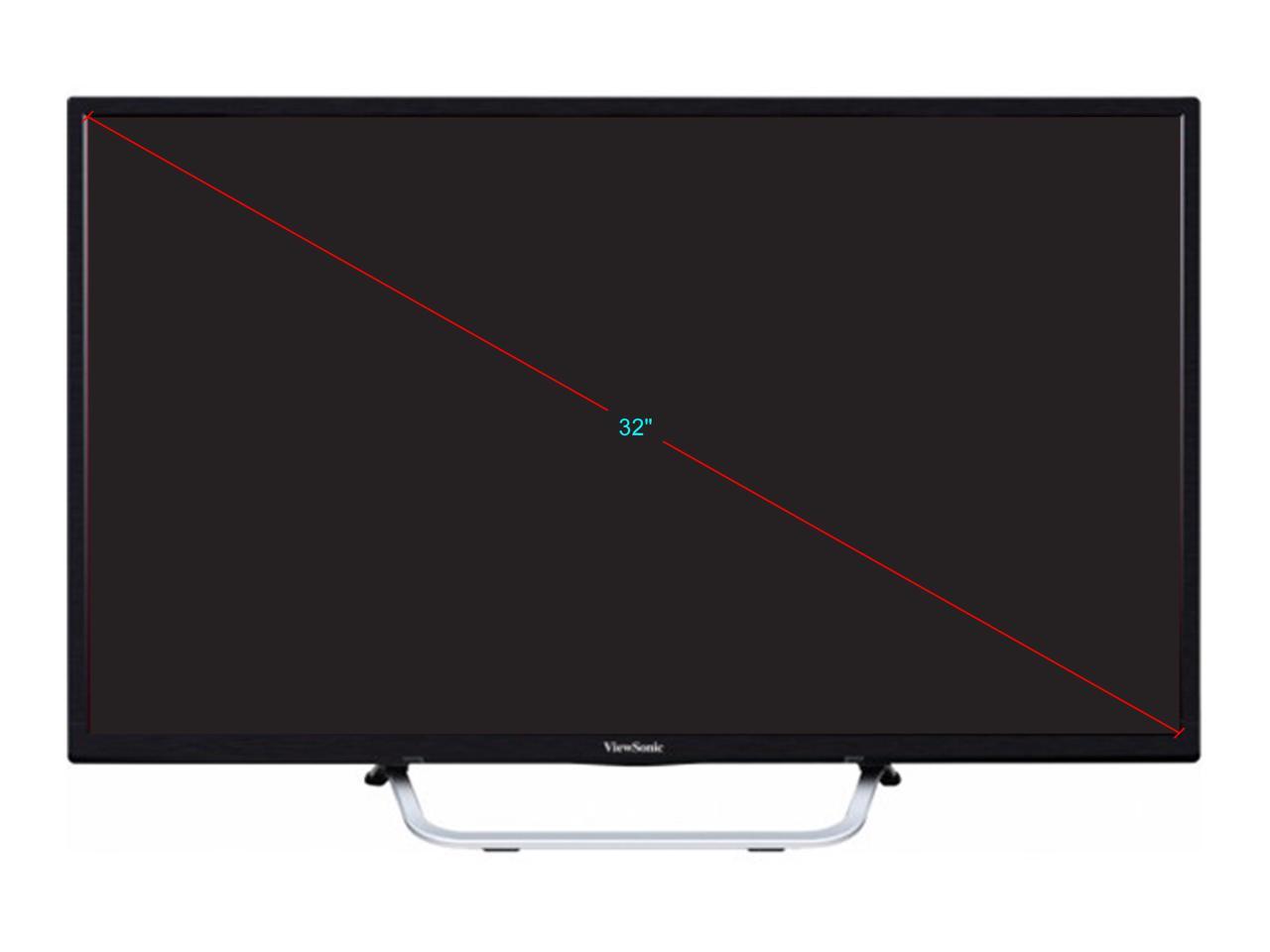 ViewSonic CDE3205 32" 1080P Commercial LED Display with USB Media Player, 16/7 Operation Rating RS232, HDMI, DVI, VGA
