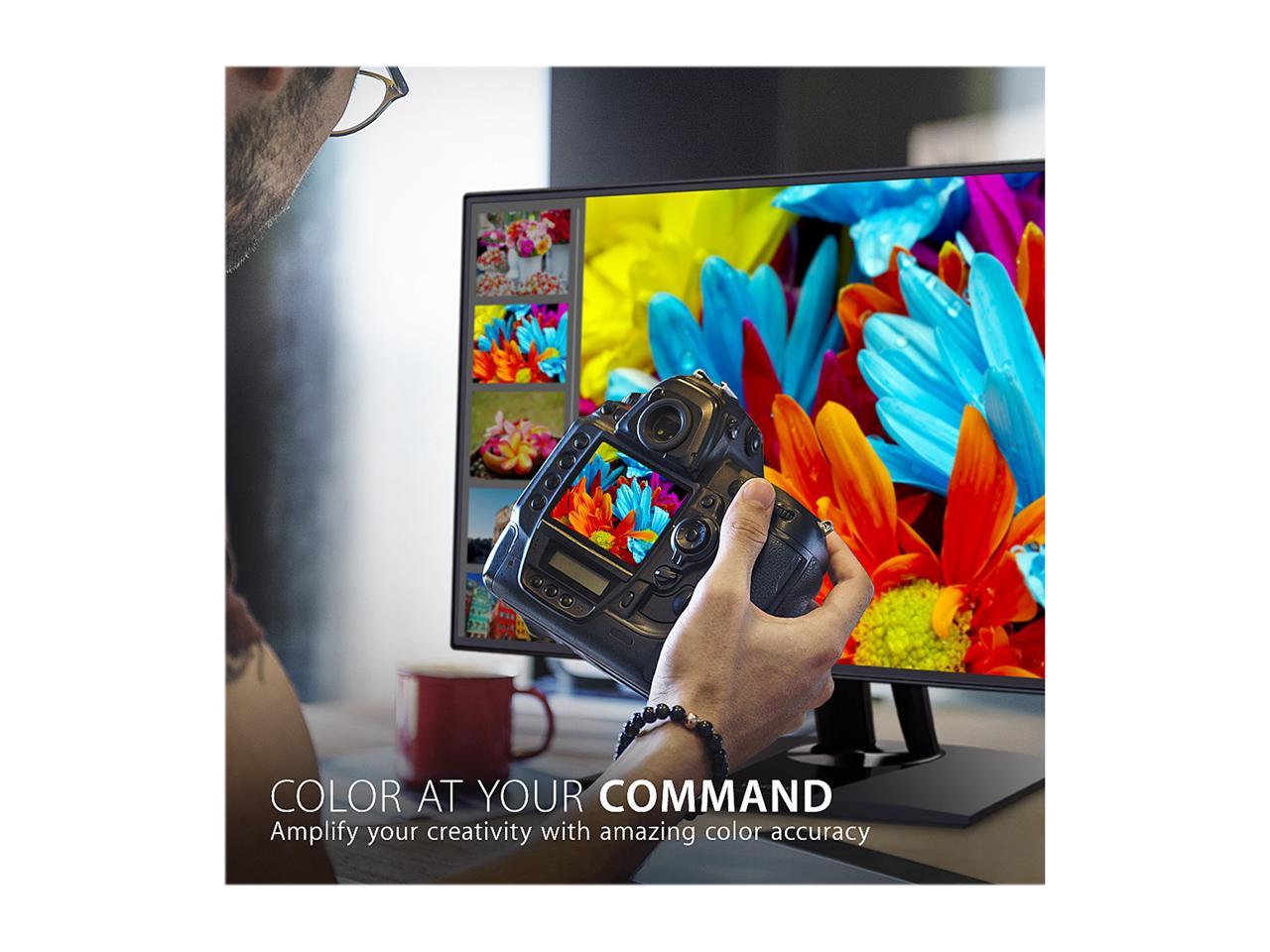 ViewSonic VP2768a 27 Inch Premium IPS 1440p Monitor with Advanced Ergonomics, ColorPro 100% sRGB Rec 709, 14-bit 3D LUT, Eye Care, 90W USB C, RJ45, HDMI, Daisy Chain for Home and Office