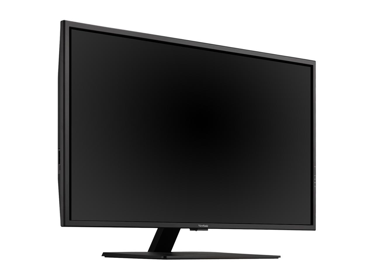 ViewSonic VX4381-4K 43 Inch Ultra HD MVA 4K Monitor Frameless Widescreen with HDR10 Support, Eye Care, HDMI, USB, DisplayPort for Home and Office