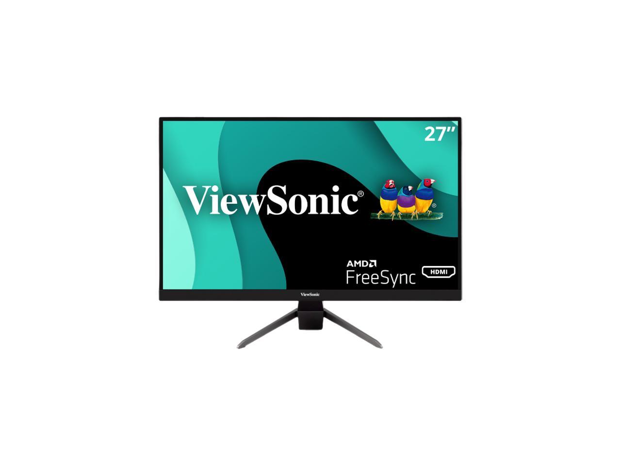 ViewSonic VX2767-MHD 27 Inch 1080p Gaming Monitor with 75Hz, 1ms, Ultra-Thin Bezels, FreeSync, Eye Care, HDMI, VGA, and DP