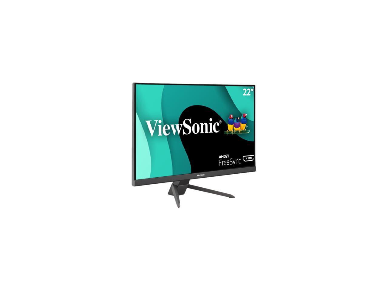 ViewSonic VX2267-MHD 22 Inch 1080p Gaming Monitor with 75Hz, 1ms, Ultra-Thin Bezels, FreeSync, Eye Care, HDMI, VGA, and DP