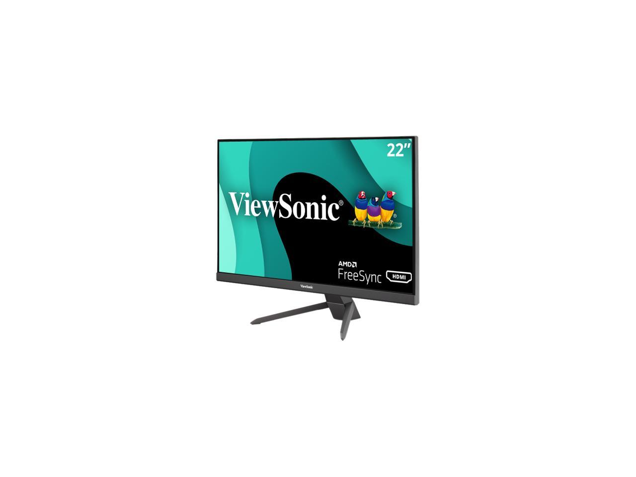 ViewSonic VX2267-MHD 22 Inch 1080p Gaming Monitor with 75Hz, 1ms, Ultra-Thin Bezels, FreeSync, Eye Care, HDMI, VGA, and DP