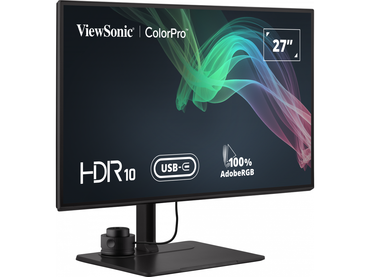 ViewSonic VP2786-4K 27 Inch Premium IPS 4K USB C Monitor with Integrated Color Wheel, 100% sRGB, 98% DCI-P3, Pantone Validated, 90W Charging, HDMI, DisplayPort for Professional Home and Office