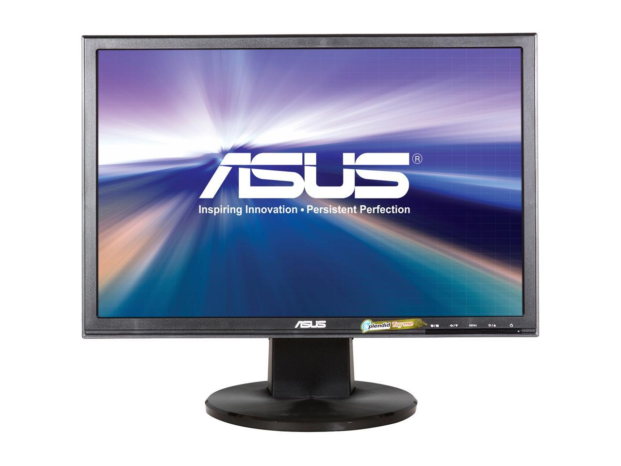 ASUS VW Series VW199T-P Black 19.1" 1440 x 900 5ms Widescreen LED Backlight LCD Monitor, 250 cd/m2, ASCR 10,000,000:1, Built-in Speakers