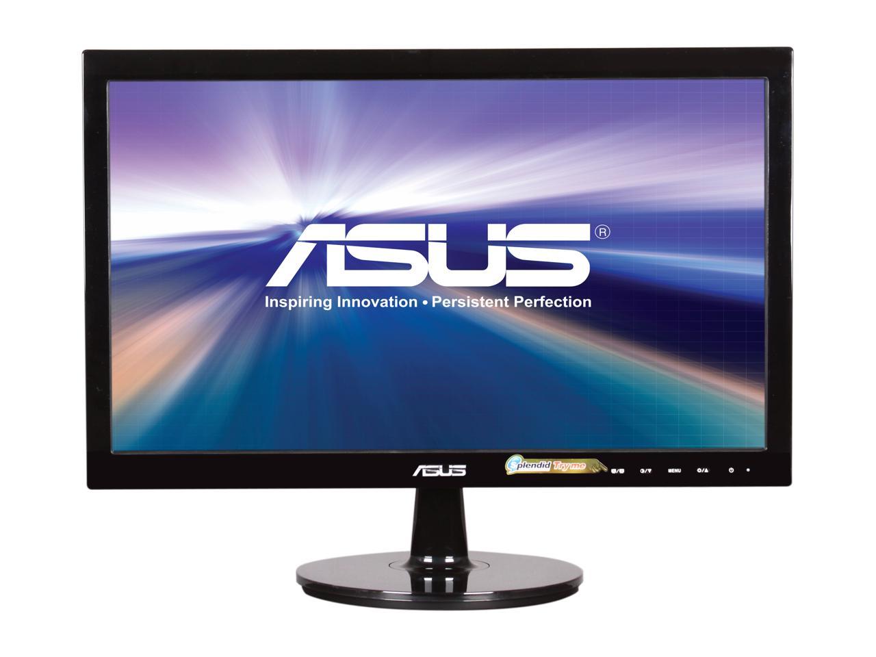 ASUS VS Series VS197D-P Black 18.5" 5ms LED Backlight Widescreen LCD Monitor 250 cd/m2 ASCR 50000000:1