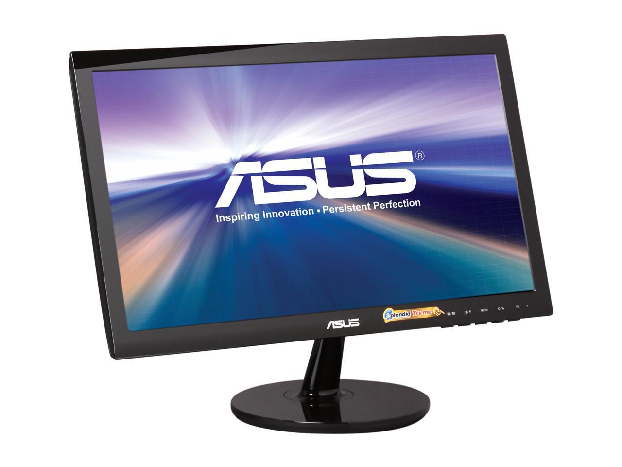 ASUS VS Series VS197D-P Black 18.5" 5ms LED Backlight Widescreen LCD Monitor 250 cd/m2 ASCR 50000000:1