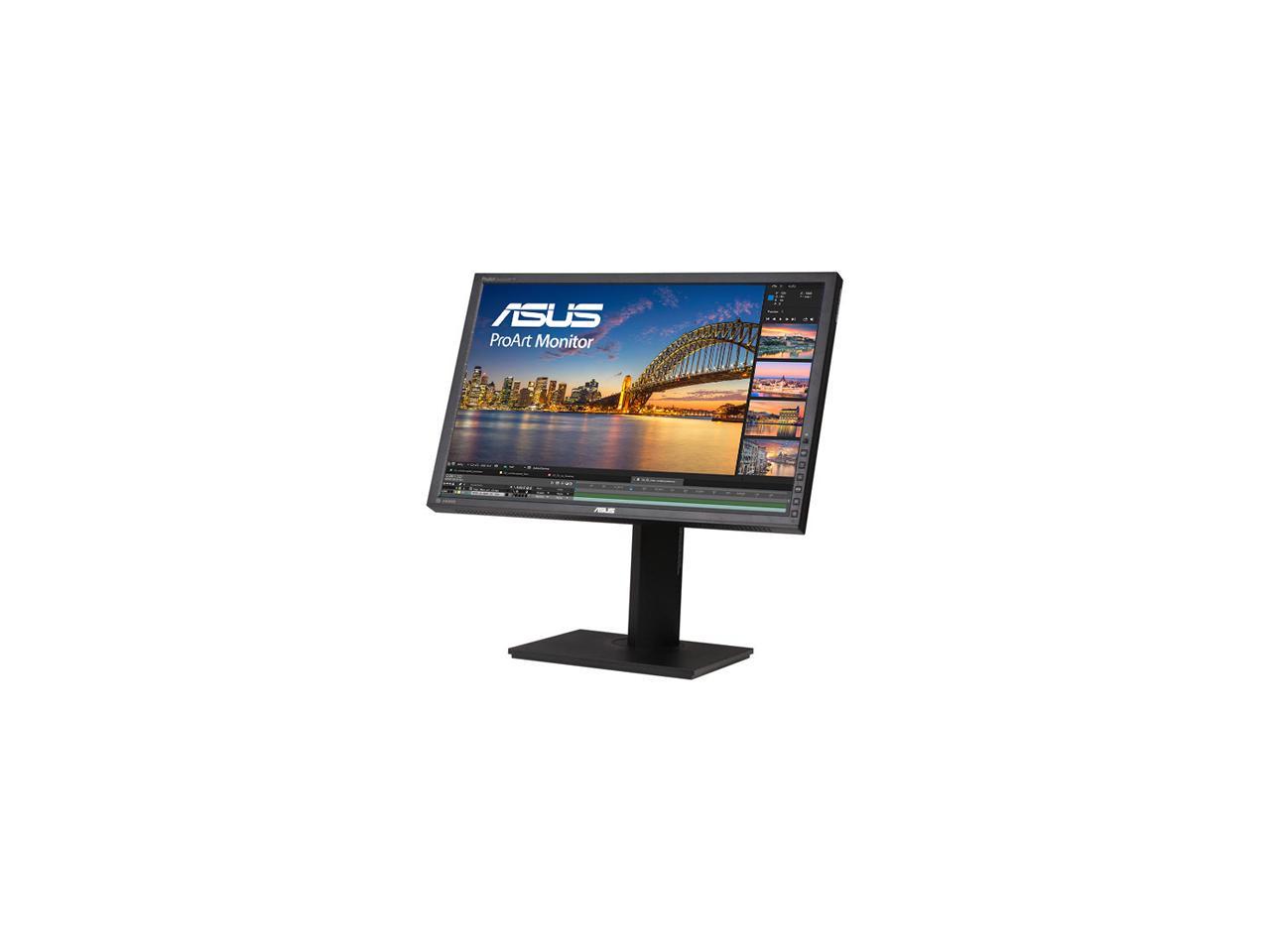 ASUS ProArt PA248Q Black 24" (Actual size 24.1") 6ms (GTG) 16:10, 1920 x 1200, IPS, 100% sRGB, Color Accuracy Delta E< 5, Flicker Free, HDMI, D-Sub, DisplayPort, DVI-D LCD Monitor
