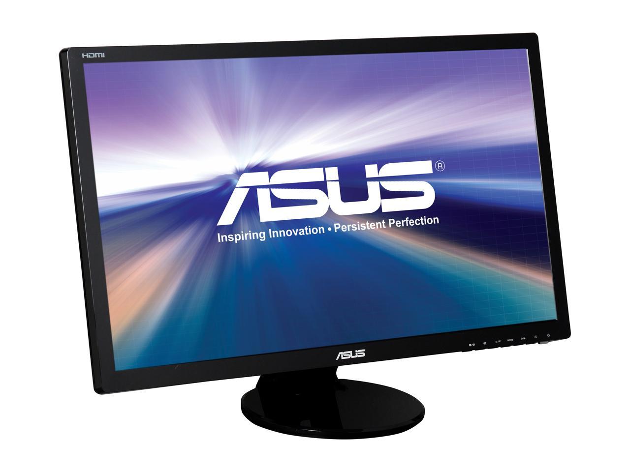 ASUS VE278H 27" Full HD 1920 x 1080 VGA HDMI Asus Eye Care with Ultra Low-Blue Light & Flicker-Free Built-in Speakers LED Backlight LCD Monitor