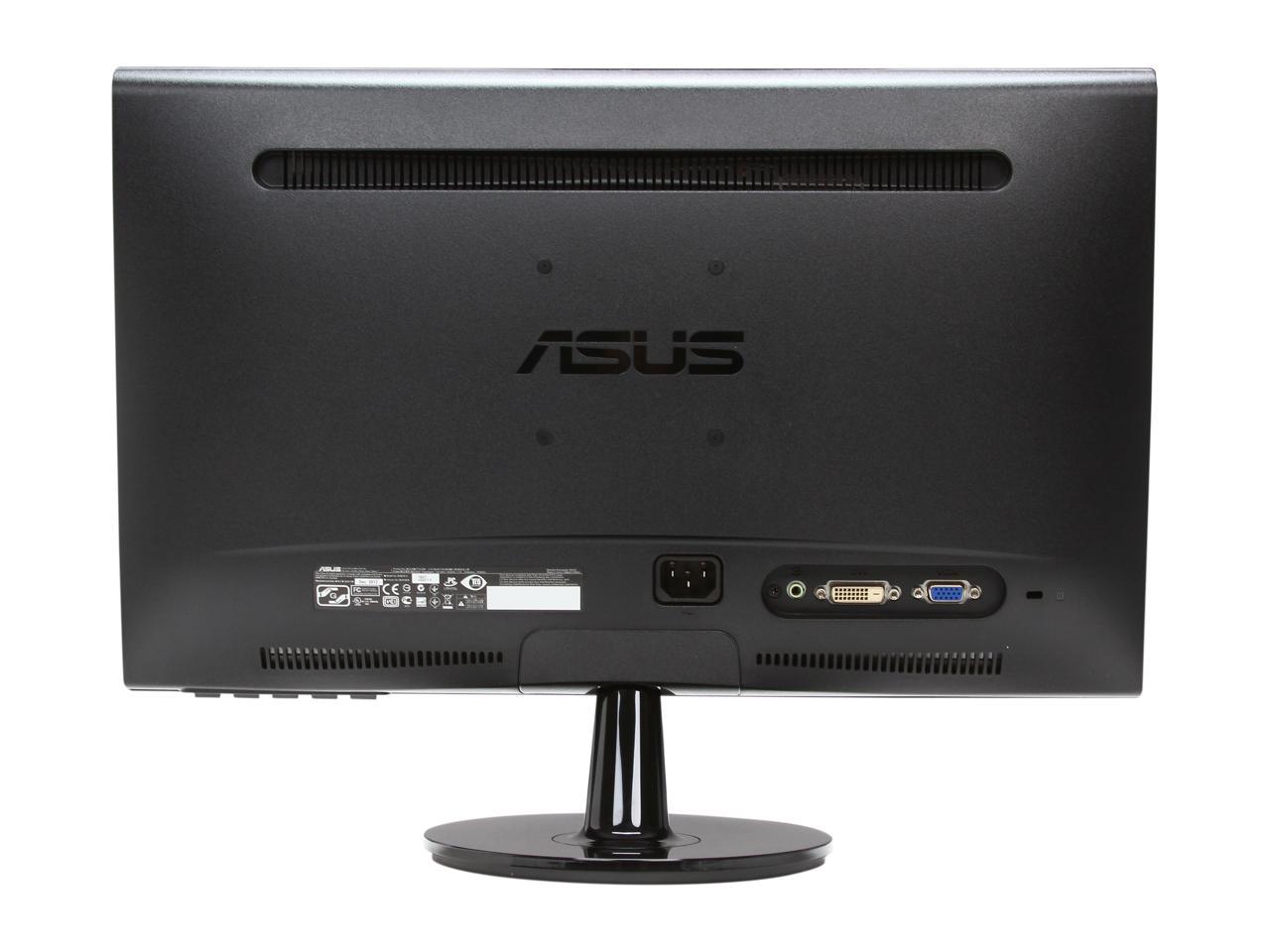 ASUS VS207T-P 20" (Actual size 19.5") HD+ 1600 x 900 5ms DVI-D VGA HDCP Support Built-in Speakers SPLENDID Video Preset Modes Widescreen Backlit LED Monitor