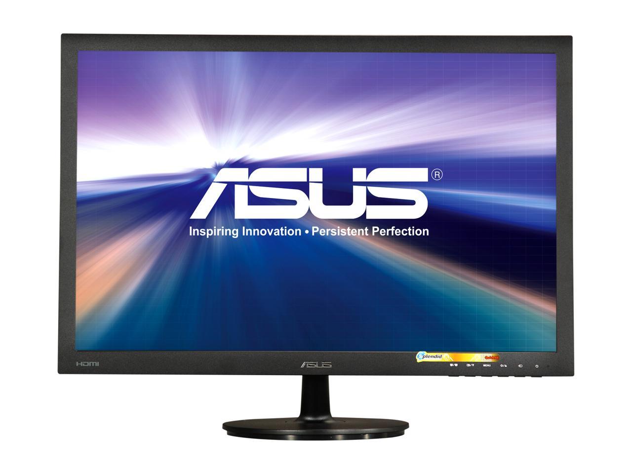 ASUS VS24AH-P 24" (Actual size 24.1") 1920 x 1200 5ms (GTG) HDMI , D-Sub, DVI-D Asus Eye Care with Ultra Low-Blue Light & Flicker-Free Technology LED Backlit IPS Monitor