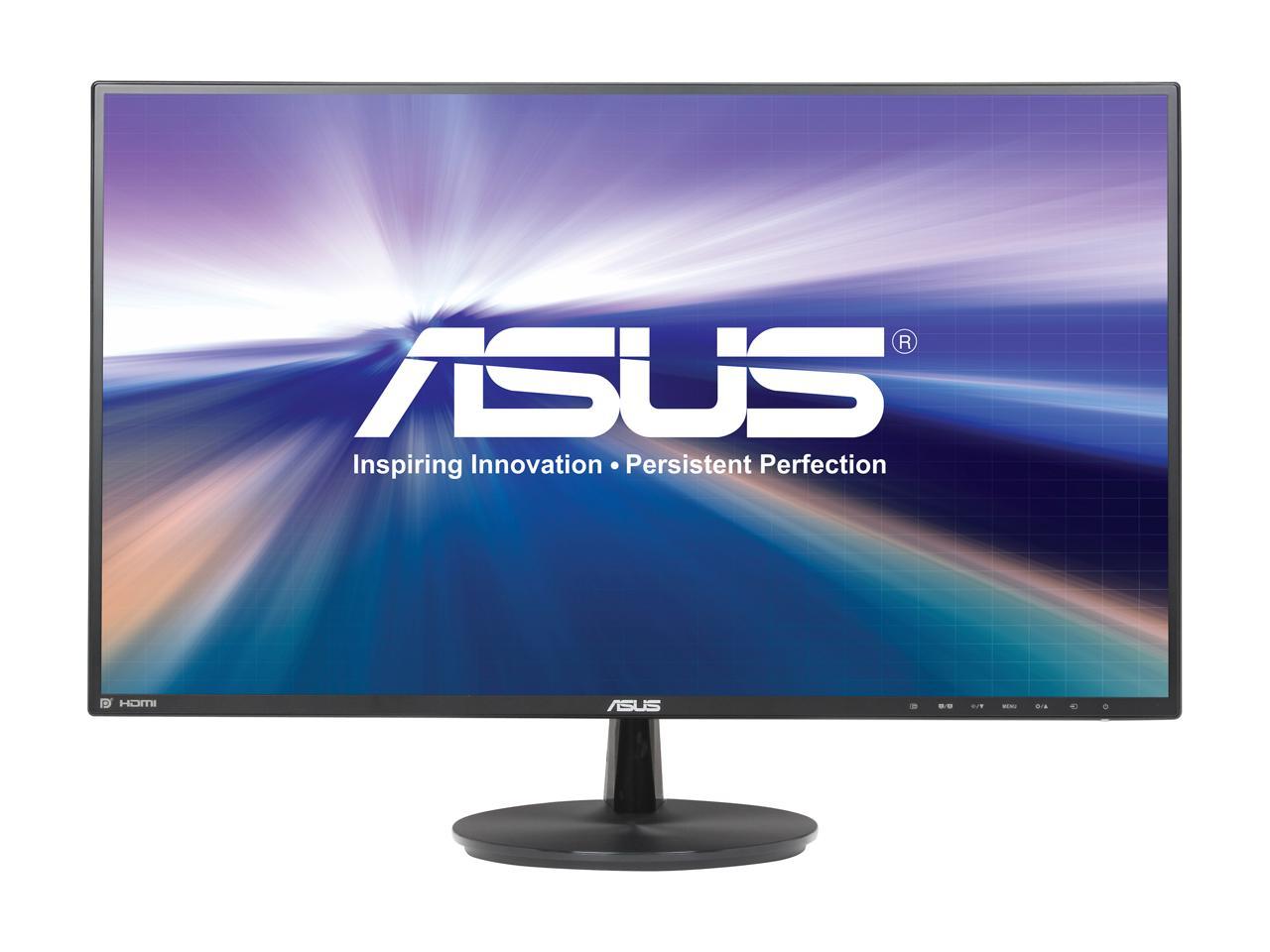 ASUS VN279Q 27" 1920 x 1080 D-Sub, HDMI, DisplayPort Built-in Speakers Ultra Wide View Monitor with Super Narrow Frame Design