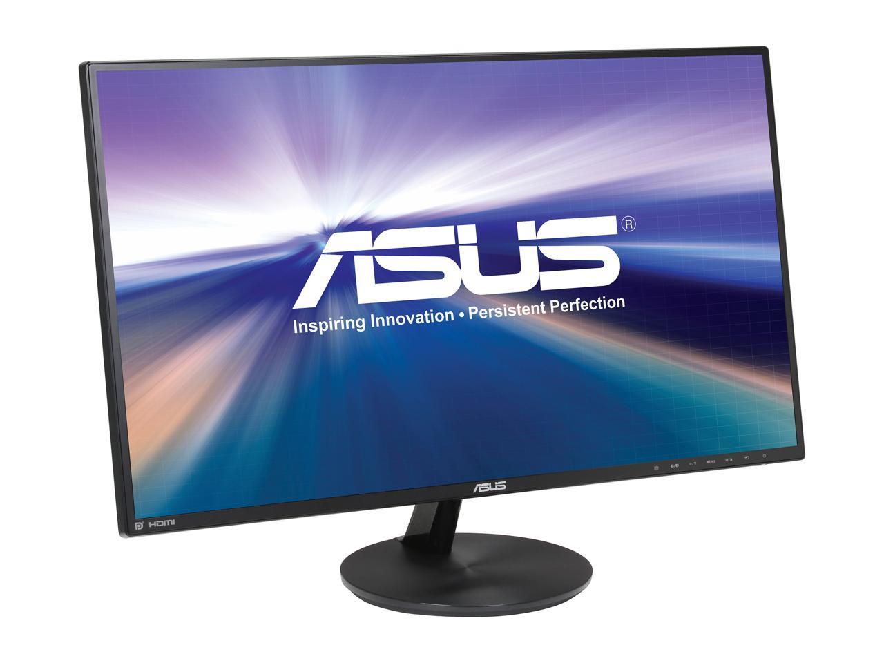 ASUS VN279Q 27" 1920 x 1080 D-Sub, HDMI, DisplayPort Built-in Speakers Ultra Wide View Monitor with Super Narrow Frame Design