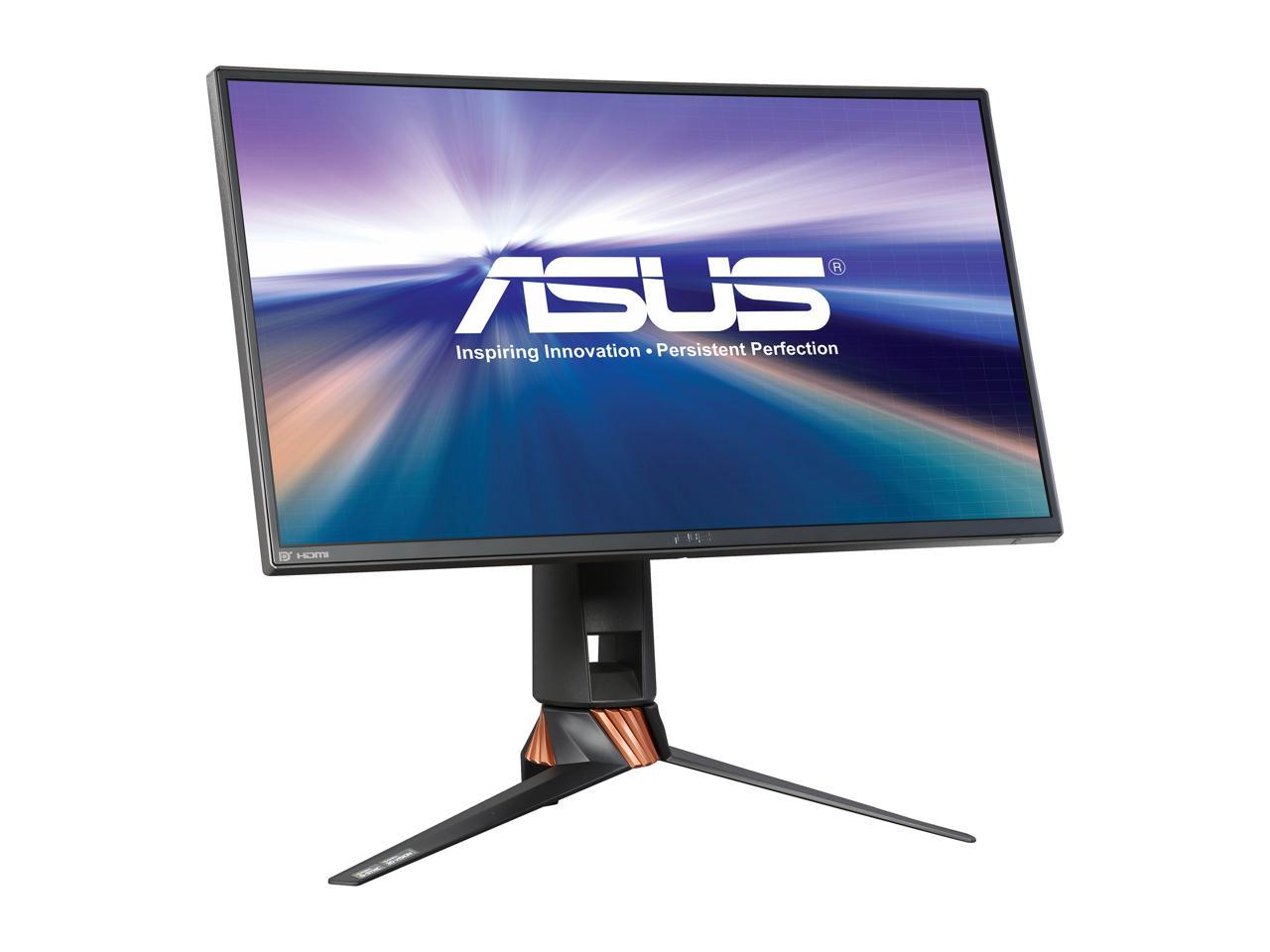 ASUS ROG Swift PG258Q 25" (Actual size 24.5") 1ms (GTG) 240 Hz NVIDIA G-Sync Frameless Gaming Monitor, 400 cd/m2 1000:1, VESA Mountable, Height, Tilt, Swivel and Pivot Adjustable, HDMI, USB 3.0