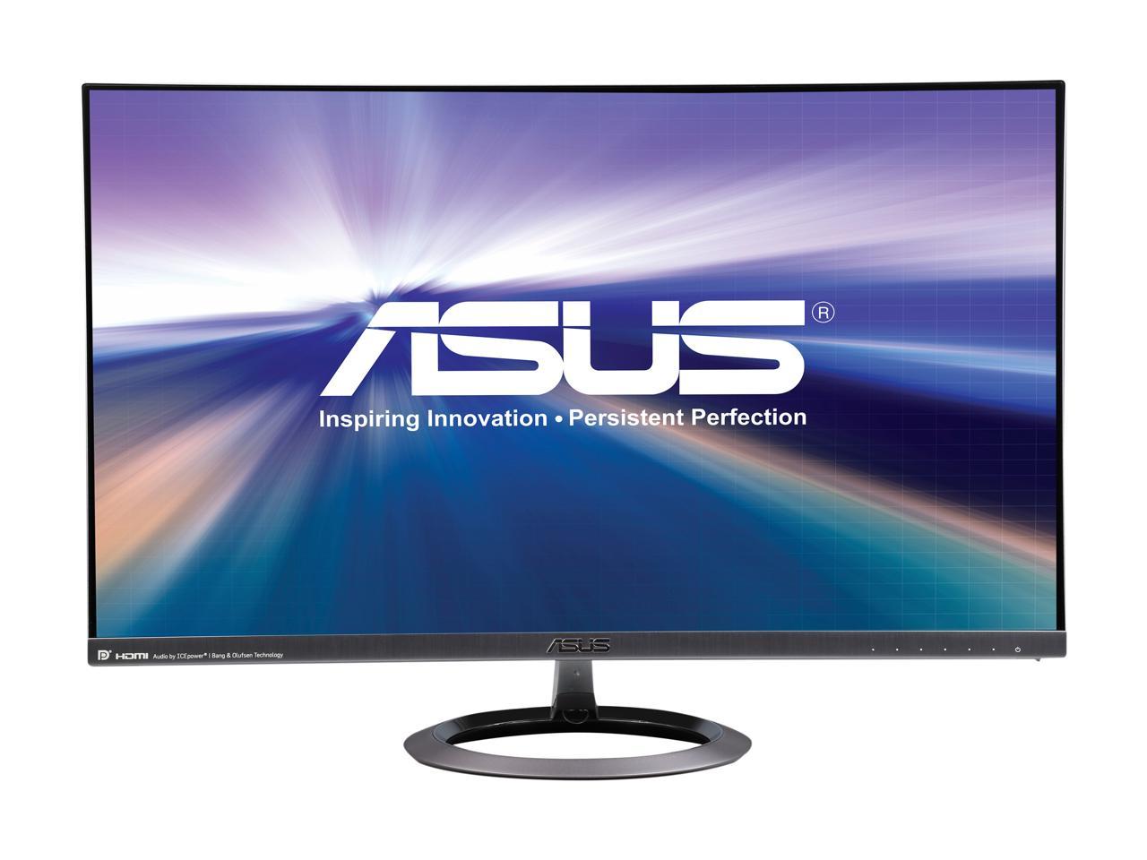 ASUS MX27AQ Space Gray + Black 27" WQHD 5ms HDMI Widescreen LED Backlight LCD Monitor IPS 300 cd/m2 100,000,000:1, Built-in Speakers