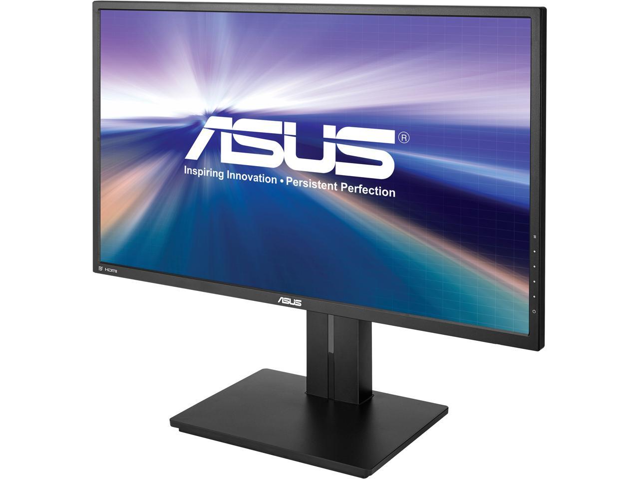 ASUS PB277Q 27" WQHD 2560 x 1440 2K Resolution 1ms (GTG) 75Hz HDMI VGA DisplayPort DVI-D Asus Eye Care with Ultra Low-Blue Light & Flicker-Free Built-in Speakers Widescreen Backlit LED LCD Monitor
