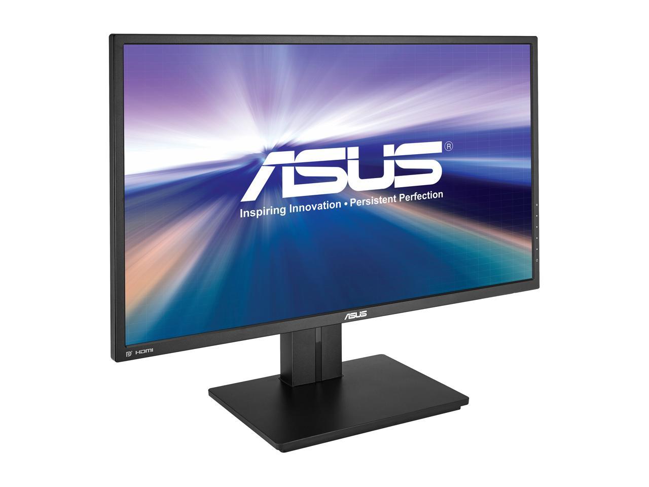 ASUS PB277Q 27" WQHD 2560 x 1440 2K Resolution 1ms (GTG) 75Hz HDMI VGA DisplayPort DVI-D Asus Eye Care with Ultra Low-Blue Light & Flicker-Free Built-in Speakers Widescreen Backlit LED LCD Monitor