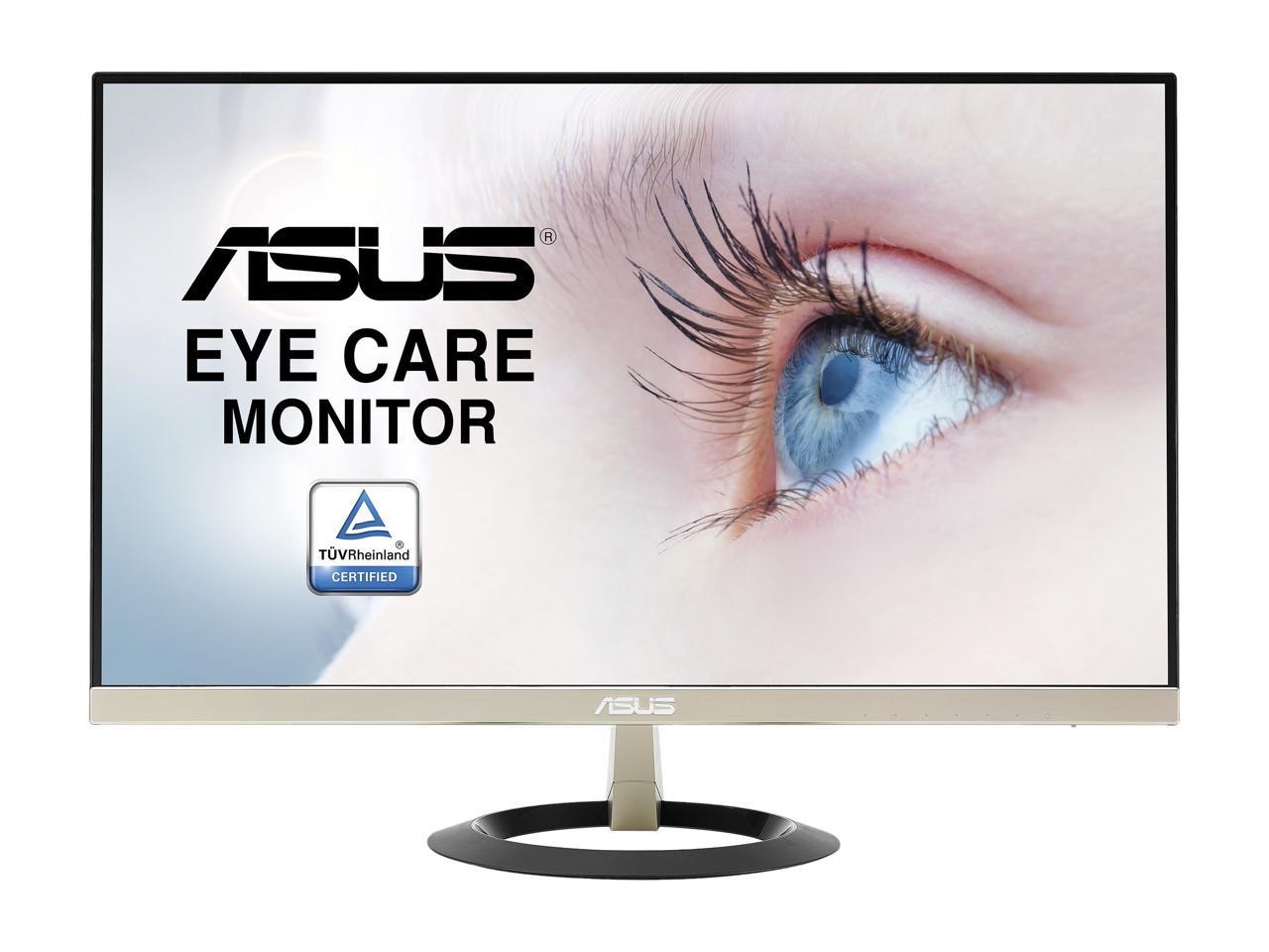 ASUS VZ229H 22" (Actual size 21.5") Full HD 1920 x 1080 5ms (GTG) VGA HDMI Built-in Speakers Frameless Ultra-Slim Design Asus Eye Care with Ultra Low-Blue Light & Flicker-Free Monitor