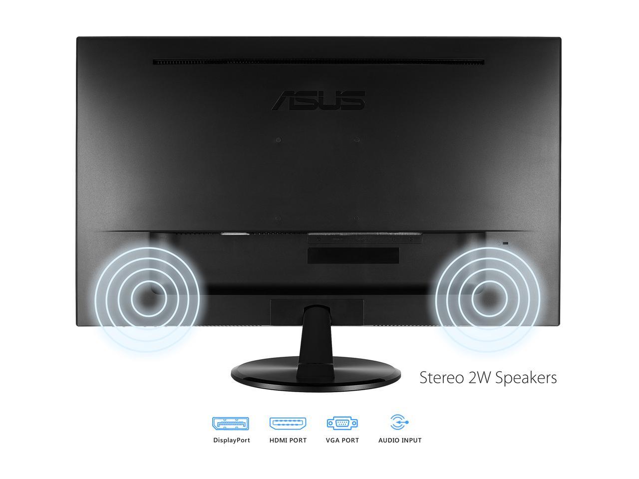 ASUS VP278QG 27" Full HD 1920 x 1080 1ms DP HDMI VGA Adaptive Sync/FreeSync Eye Care Monitor