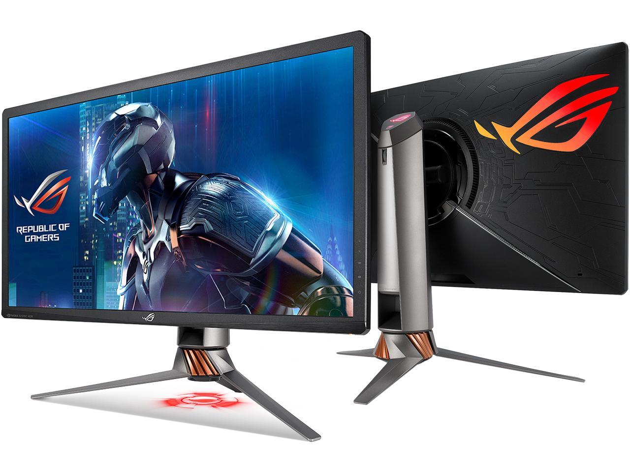 ASUS ROG Swift PG27UQ 27" 4K UHD 144Hz DP HDMI G-SYNC HDR Aura Sync Gaming Monitor with Eye Care