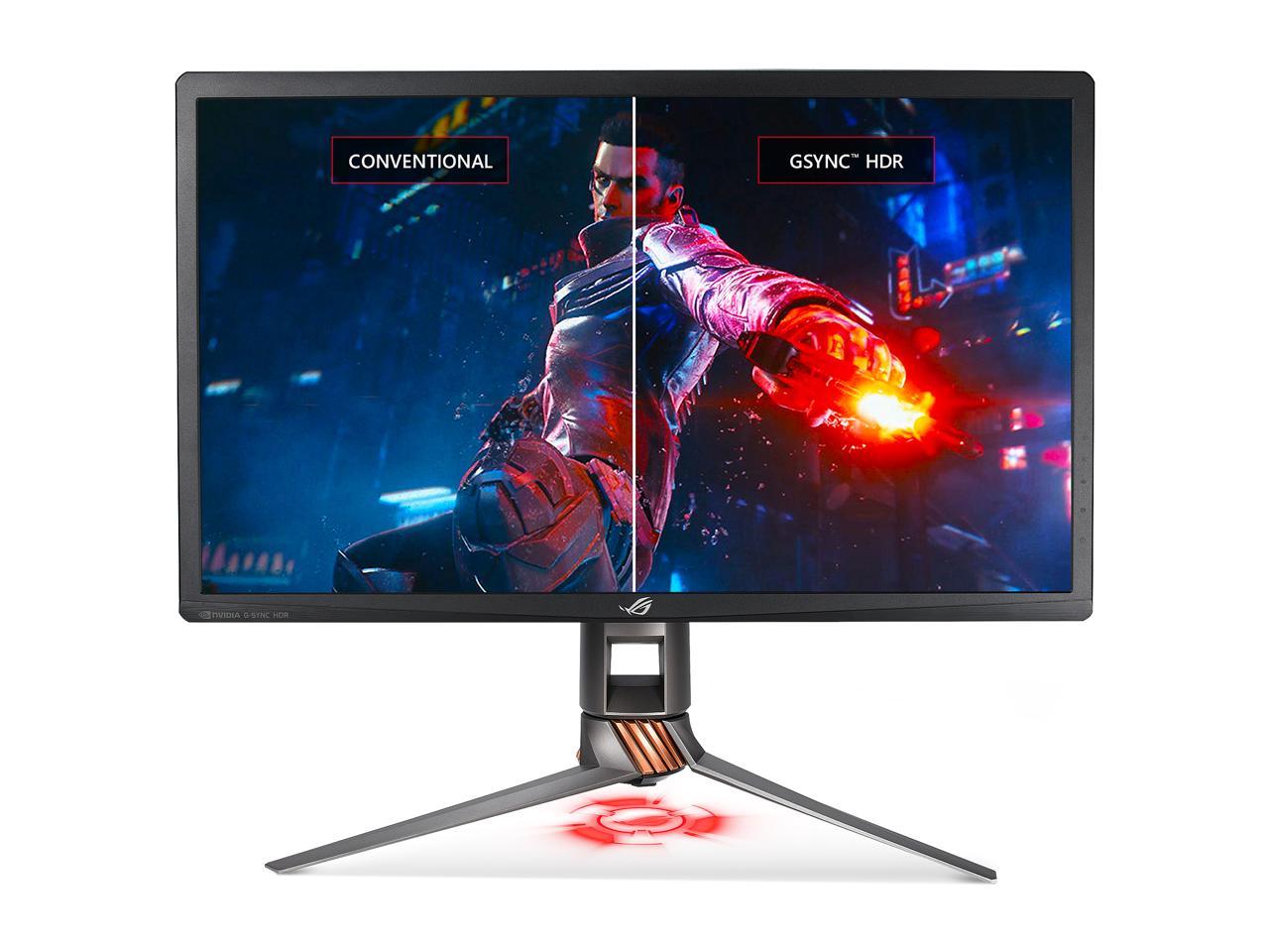 ASUS ROG Swift PG27UQ 27" 4K UHD 144Hz DP HDMI G-SYNC HDR Aura Sync Gaming Monitor with Eye Care