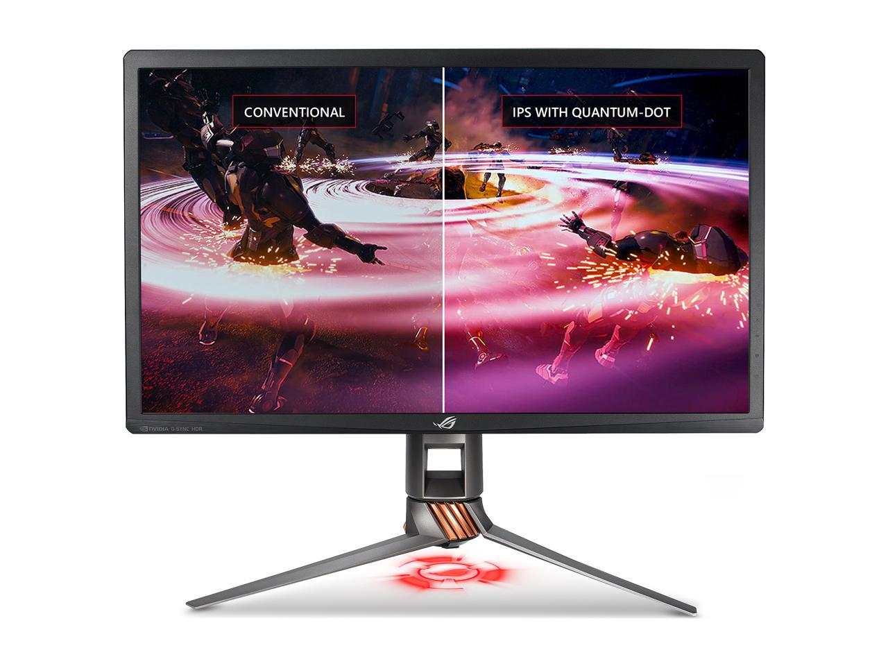 ASUS ROG Swift PG27UQ 27" 4K UHD 144Hz DP HDMI G-SYNC HDR Aura Sync Gaming Monitor with Eye Care
