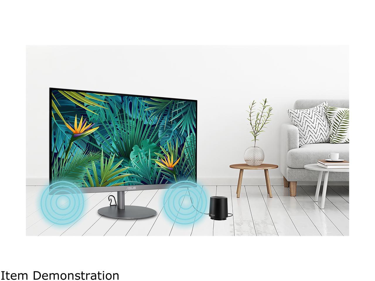 ASUS Designo MZ27AQL 27" WQHD IPS DP HDMI Eye Care Height Adjustable Monitor with Stereo 6W Speakers and 5W Subwoofer