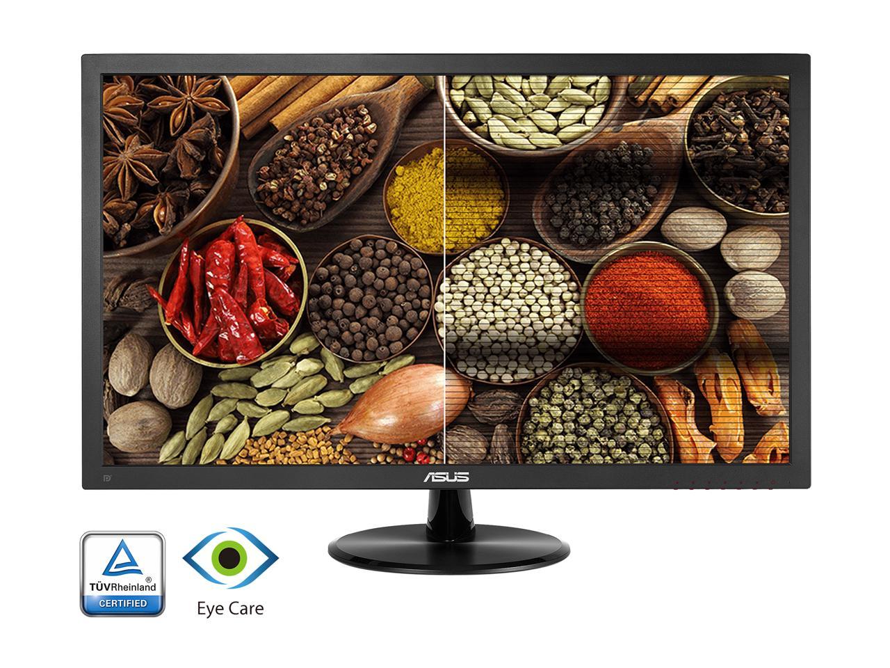 ASUS VP248QG 24" Full HD 1920 x 1080 1ms HDMI, DisplayPort, VGA Adaptive Sync/FreeSync Eye Care Monitor