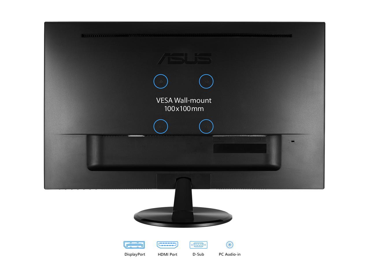ASUS VP248QG 24" Full HD 1920 x 1080 1ms HDMI, DisplayPort, VGA Adaptive Sync/FreeSync Eye Care Monitor