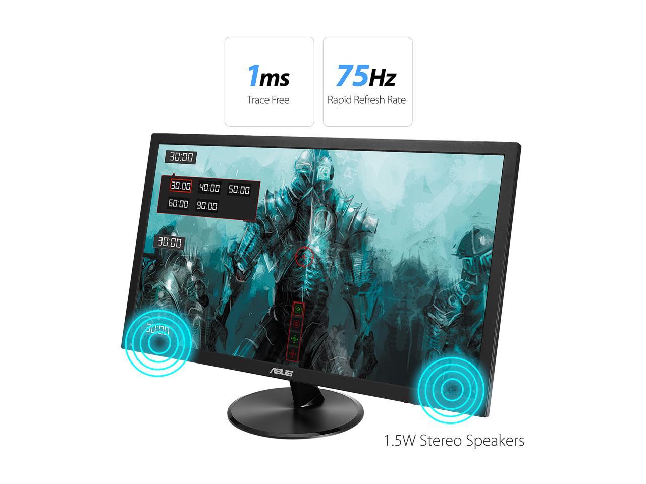 ASUS VP248QG 24" Full HD 1920 x 1080 1ms HDMI, DisplayPort, VGA Adaptive Sync/FreeSync Eye Care Monitor