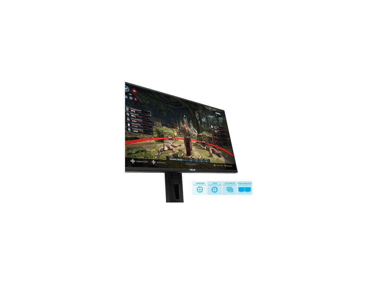 ASUS VG258Q 24.5" Full HD 1080p 144Hz 1ms Eye Care G-SYNC Compatible FreeSync Gaming Monitor with DP HDMI DVI