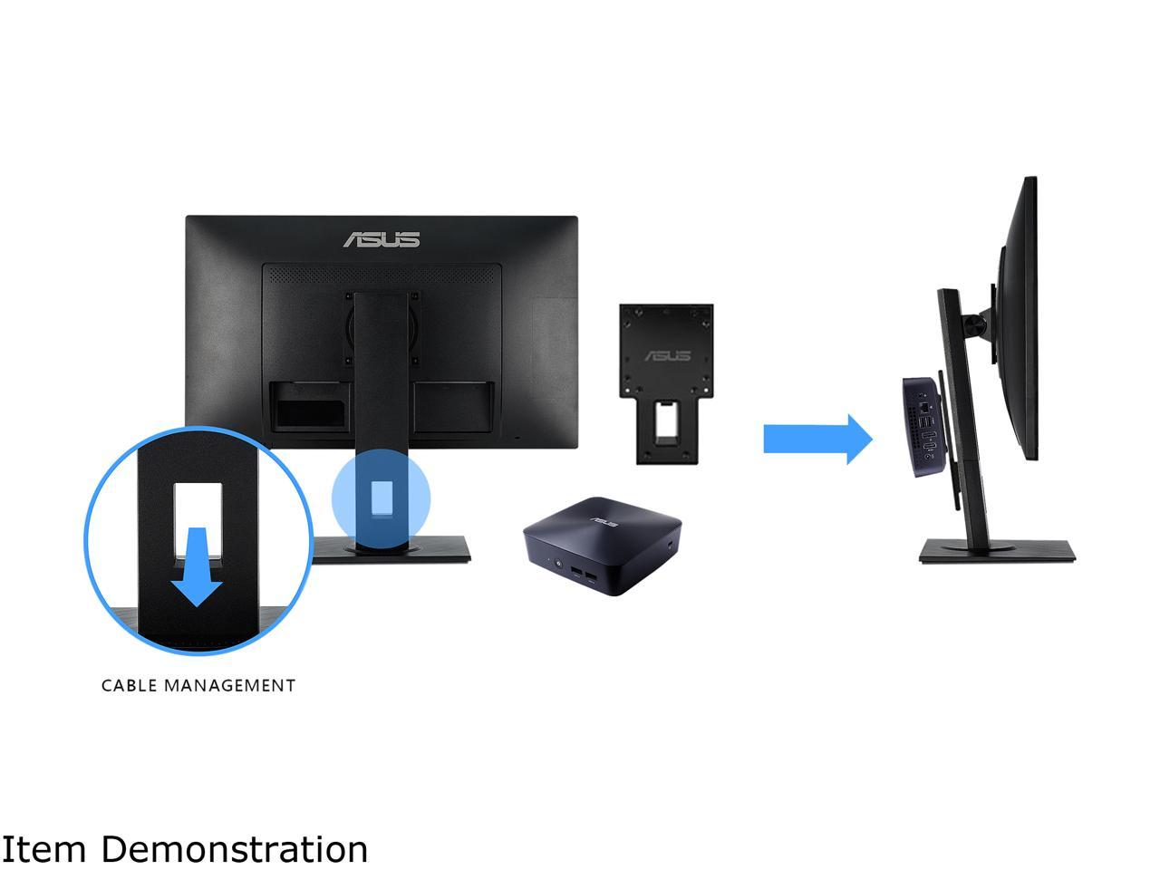 ASUS VA279HAEL 27" Full HD 1920 x 1080 6ms (GTG) HDMI VGA Asus Eye Care Flicker Free Low Blue Light Backlit LED Monitor