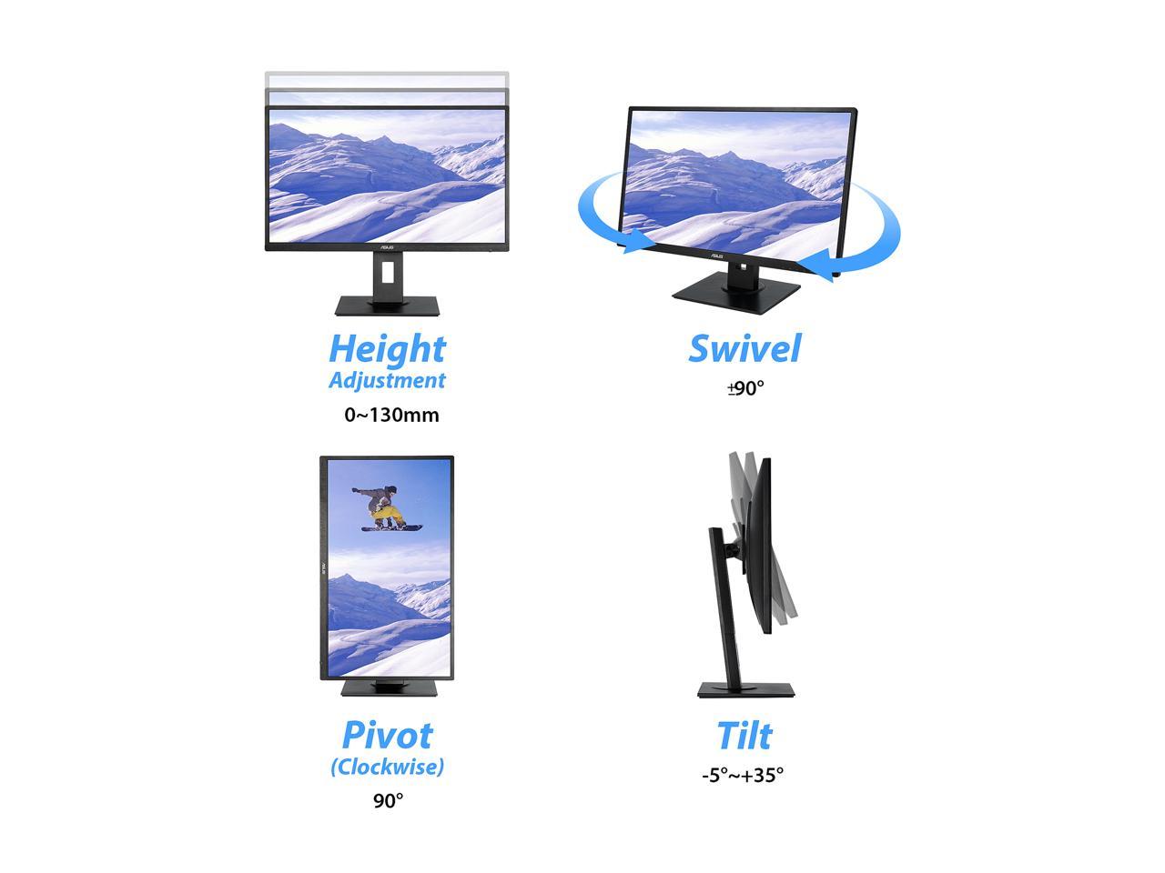 ASUS VA279HAEL 27" Full HD 1920 x 1080 6ms (GTG) HDMI VGA Asus Eye Care Flicker Free Low Blue Light Backlit LED Monitor
