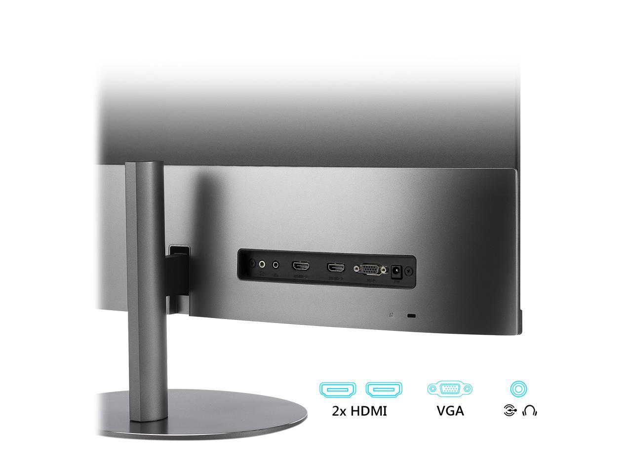 ASUS Designo MZ279HL 27" Full HD 1920 x 1080 5ms 75Hz 2xHDMI VGA Built-in Speakers Asus Eye Care Ultra Low-Blue Light Flicker-Free Technology Backlit LED IPS Monitor