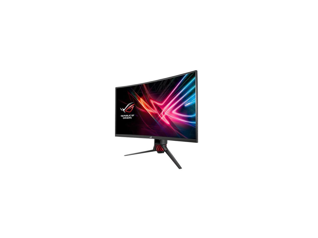 ASUS ROG Strix XG32VQR 32" (Actual size 31.5") WQHD 2560 x 1440 144Hz 2 x HDMI, DisplayPort, USB Ports Radeon FreeSync 2 Curved HDR Gaming Monitor